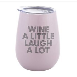 Karma Rose & Gray 'Wine a Little Laugh a Lot' Wine Tumbler